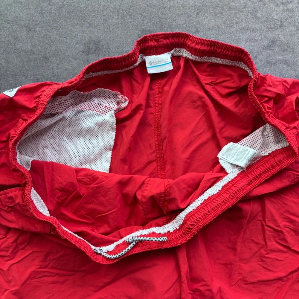 Columbia PFG Backcast III Water Shorts Mens 4X Red Mesh Lined Nylon Swim Trunks